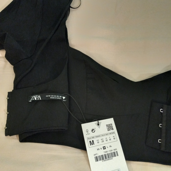 NWT | Zara Women's Open Back Crop Top | Size M - Picture 6 of 6